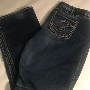 SOLD Silver Plus size boot cut Jeans